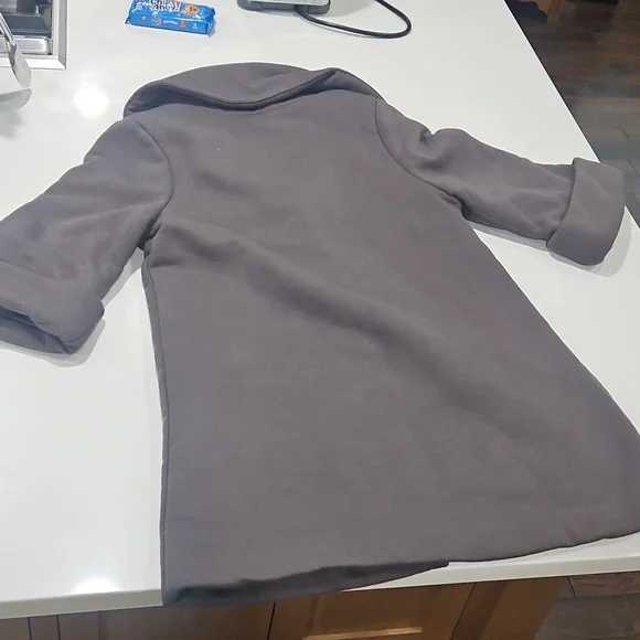 Free people Women's Gray Pea Coat Size Xs. - Picture 3 of 6